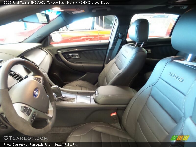Front Seat of 2015 Taurus SHO AWD