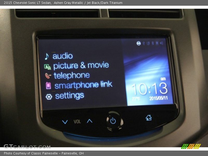 Ashen Gray Metallic / Jet Black/Dark Titanium 2015 Chevrolet Sonic LT Sedan