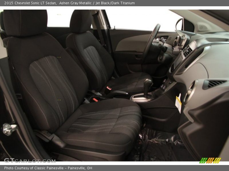 Ashen Gray Metallic / Jet Black/Dark Titanium 2015 Chevrolet Sonic LT Sedan
