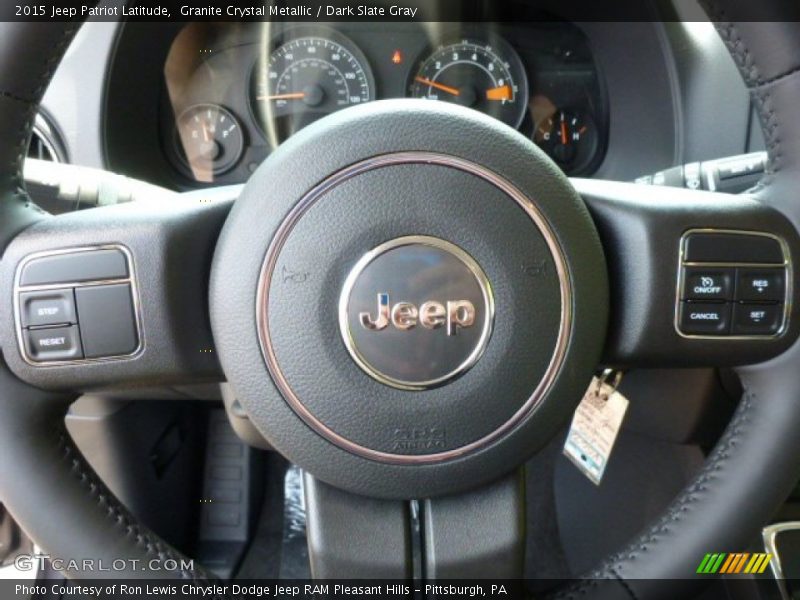 Granite Crystal Metallic / Dark Slate Gray 2015 Jeep Patriot Latitude