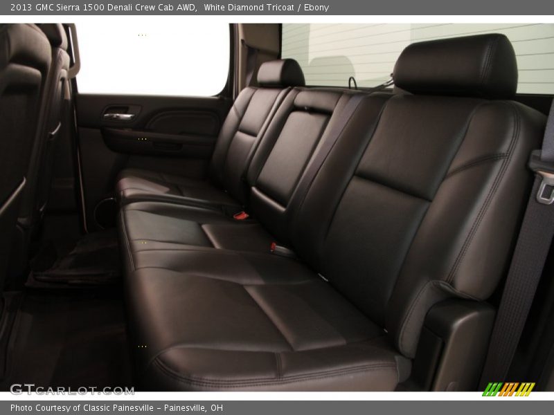 White Diamond Tricoat / Ebony 2013 GMC Sierra 1500 Denali Crew Cab AWD
