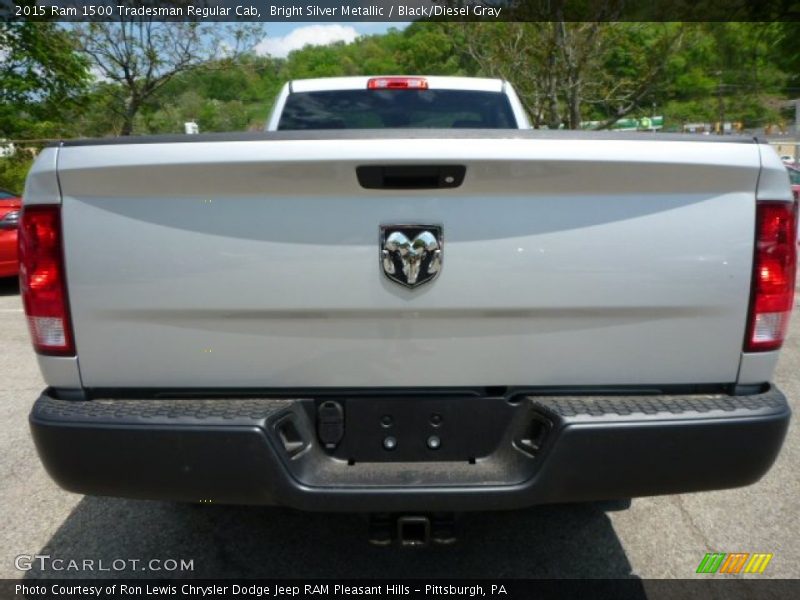Bright Silver Metallic / Black/Diesel Gray 2015 Ram 1500 Tradesman Regular Cab