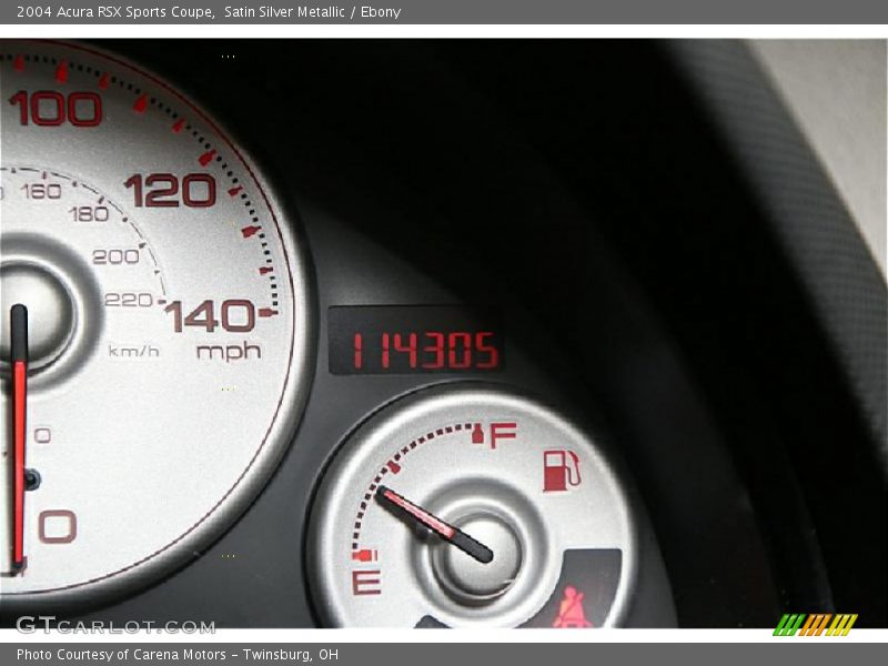 Satin Silver Metallic / Ebony 2004 Acura RSX Sports Coupe