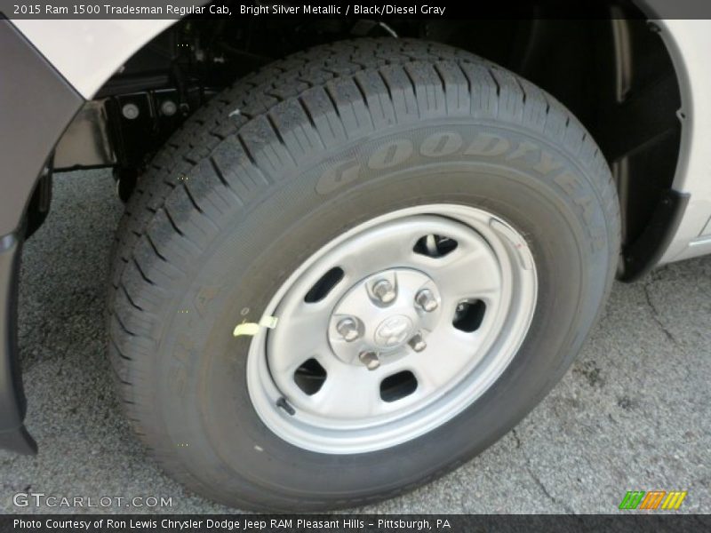 Bright Silver Metallic / Black/Diesel Gray 2015 Ram 1500 Tradesman Regular Cab