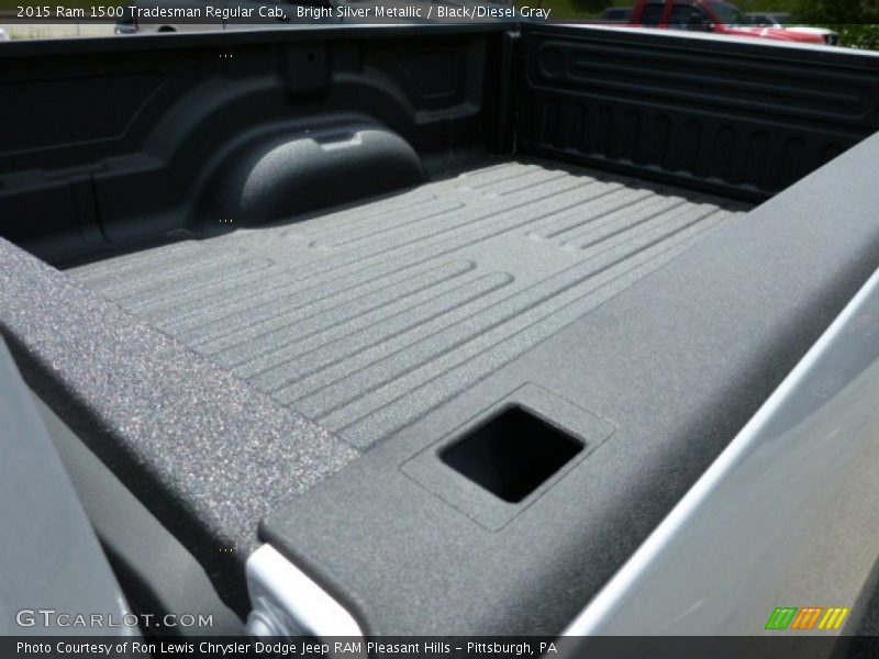 Bright Silver Metallic / Black/Diesel Gray 2015 Ram 1500 Tradesman Regular Cab