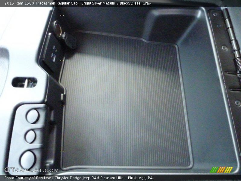 Bright Silver Metallic / Black/Diesel Gray 2015 Ram 1500 Tradesman Regular Cab