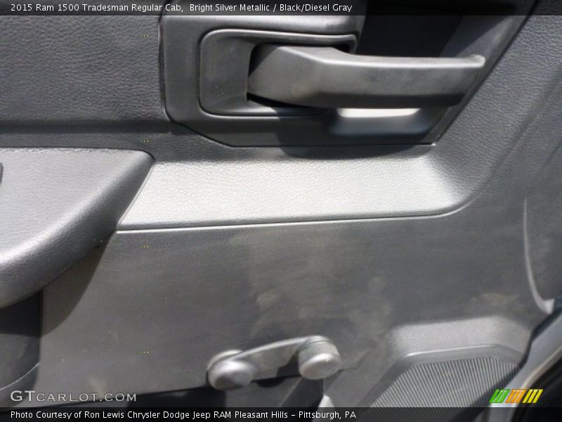 Bright Silver Metallic / Black/Diesel Gray 2015 Ram 1500 Tradesman Regular Cab