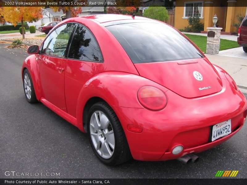 Red Uni / Black 2002 Volkswagen New Beetle Turbo S Coupe