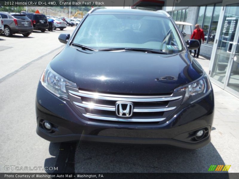 Crystal Black Pearl / Black 2012 Honda CR-V EX-L 4WD