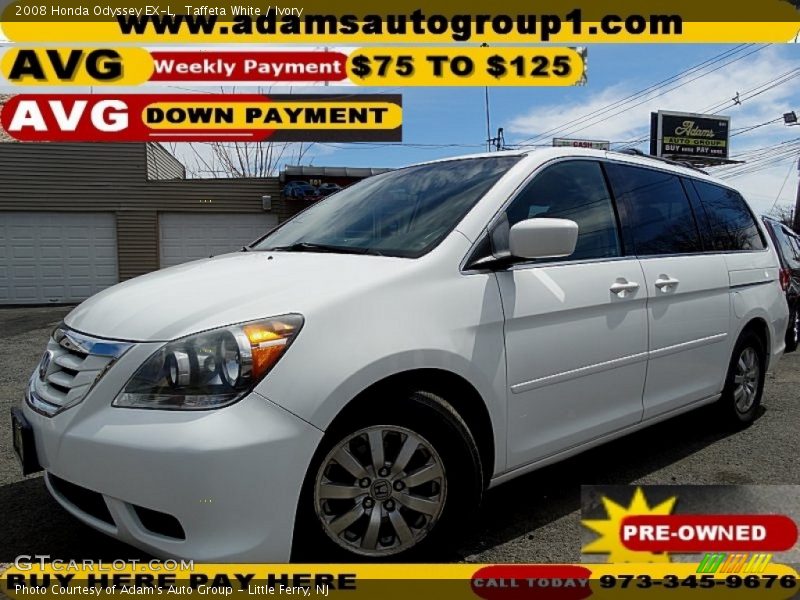 Taffeta White / Ivory 2008 Honda Odyssey EX-L