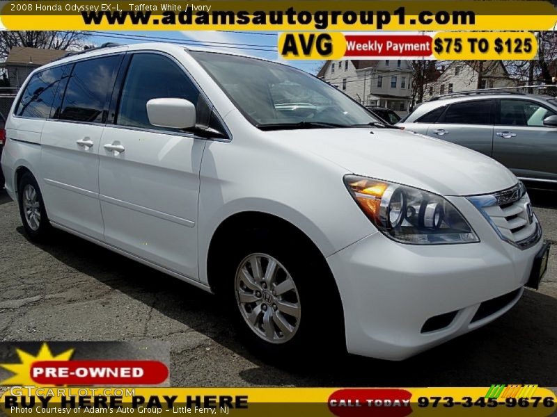 Taffeta White / Ivory 2008 Honda Odyssey EX-L