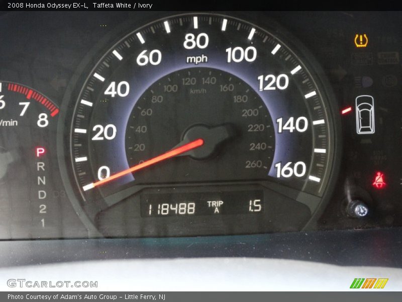 Taffeta White / Ivory 2008 Honda Odyssey EX-L