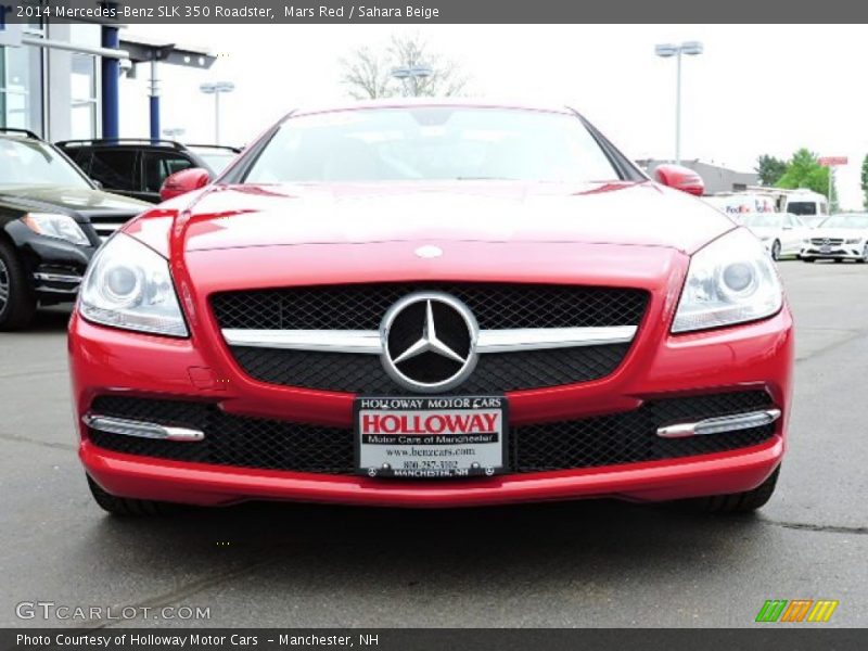 Mars Red / Sahara Beige 2014 Mercedes-Benz SLK 350 Roadster