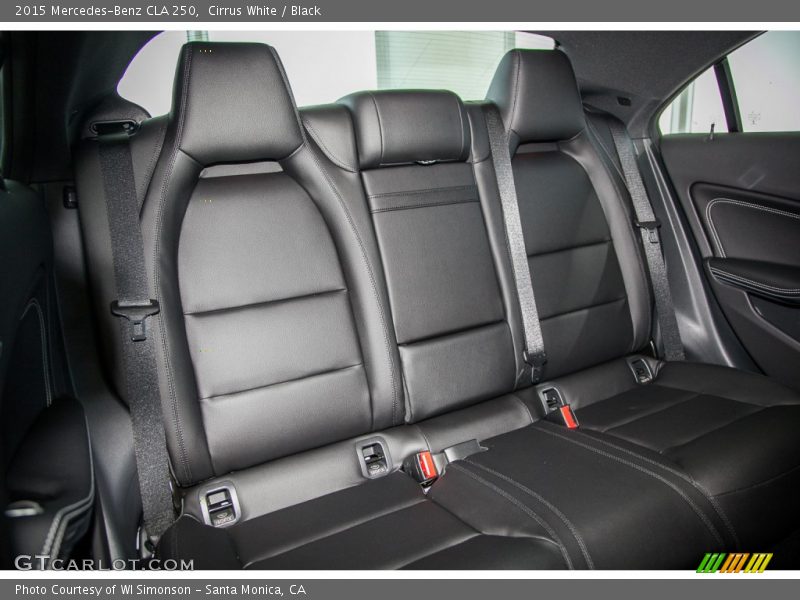 Cirrus White / Black 2015 Mercedes-Benz CLA 250