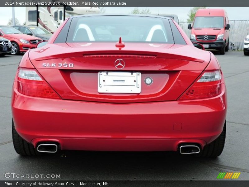 Mars Red / Sahara Beige 2014 Mercedes-Benz SLK 350 Roadster