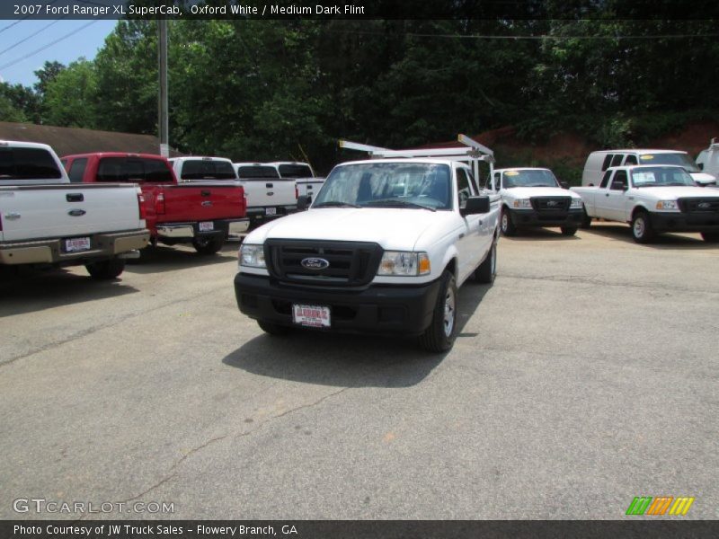 Oxford White / Medium Dark Flint 2007 Ford Ranger XL SuperCab