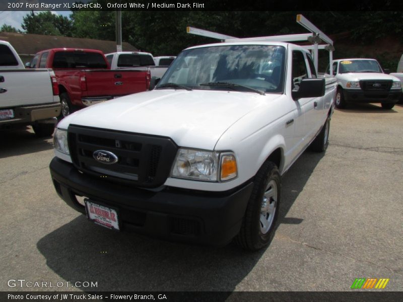 Oxford White / Medium Dark Flint 2007 Ford Ranger XL SuperCab