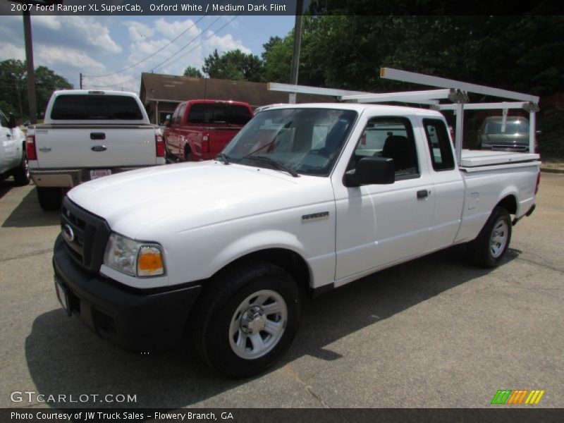 Oxford White / Medium Dark Flint 2007 Ford Ranger XL SuperCab