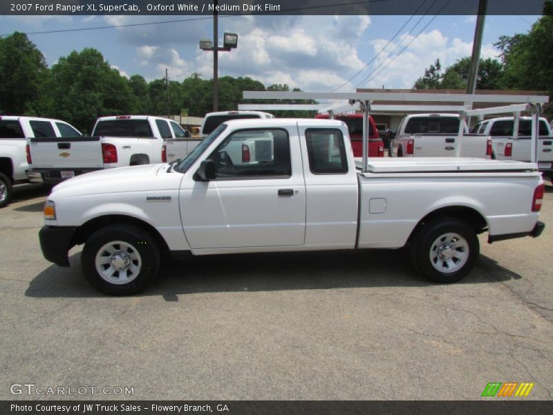 Oxford White / Medium Dark Flint 2007 Ford Ranger XL SuperCab