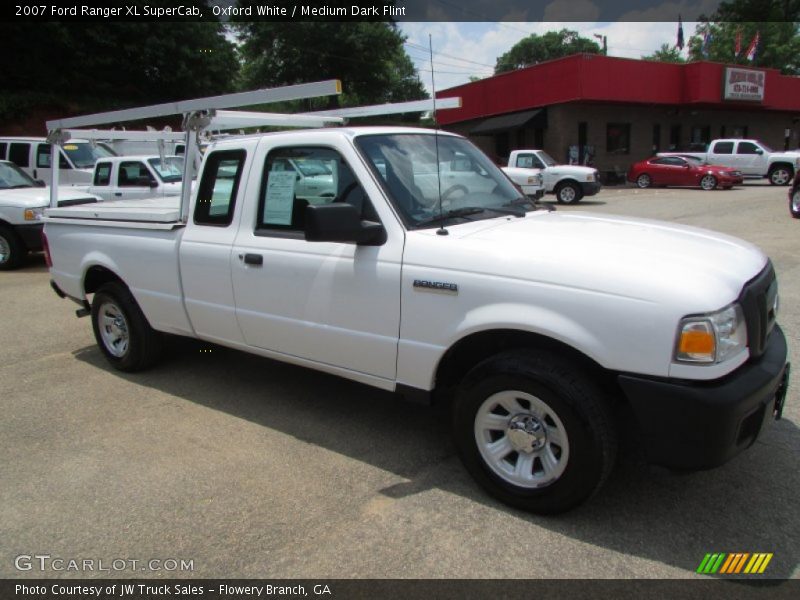 Oxford White / Medium Dark Flint 2007 Ford Ranger XL SuperCab