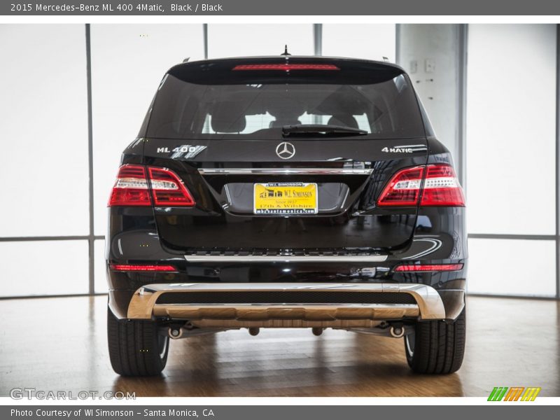 Black / Black 2015 Mercedes-Benz ML 400 4Matic