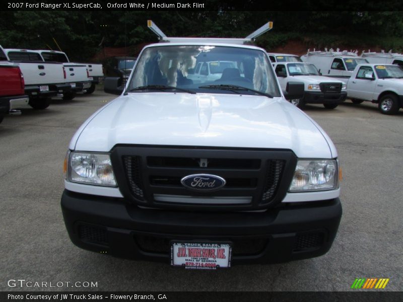 Oxford White / Medium Dark Flint 2007 Ford Ranger XL SuperCab