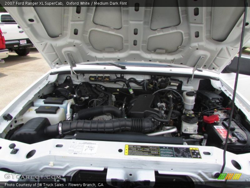 Oxford White / Medium Dark Flint 2007 Ford Ranger XL SuperCab