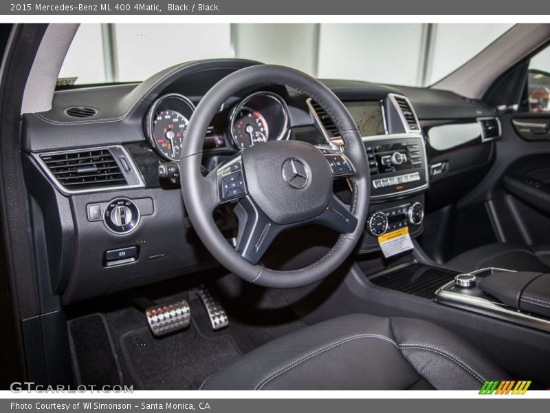 Black / Black 2015 Mercedes-Benz ML 400 4Matic