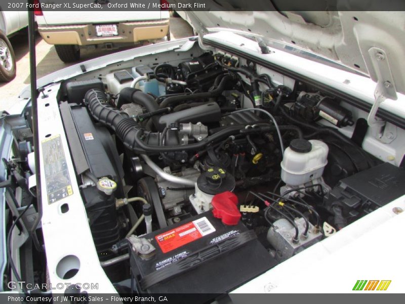 Oxford White / Medium Dark Flint 2007 Ford Ranger XL SuperCab