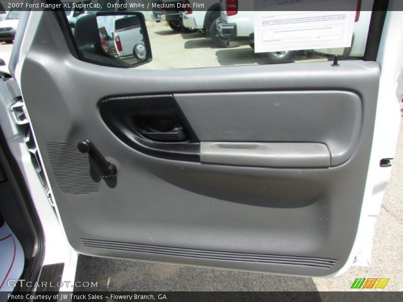 Oxford White / Medium Dark Flint 2007 Ford Ranger XL SuperCab