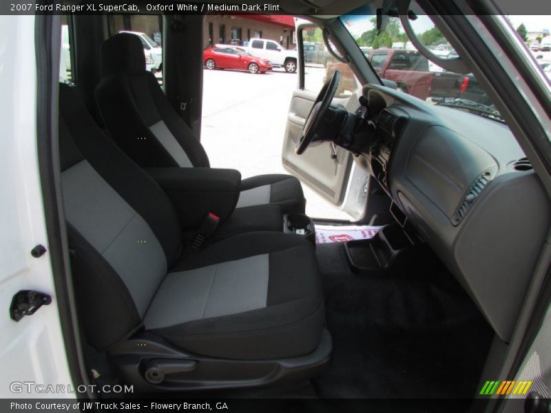 Oxford White / Medium Dark Flint 2007 Ford Ranger XL SuperCab