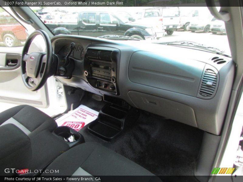 Oxford White / Medium Dark Flint 2007 Ford Ranger XL SuperCab