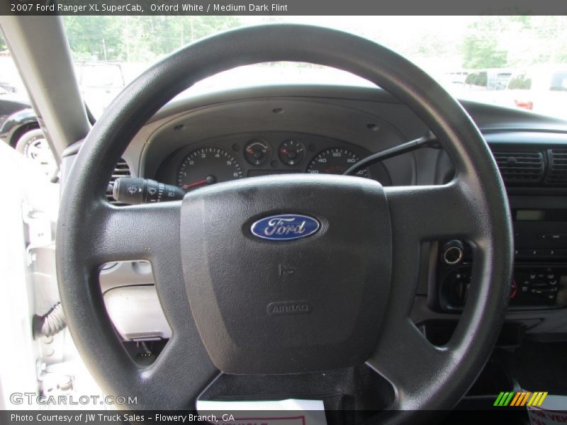 Oxford White / Medium Dark Flint 2007 Ford Ranger XL SuperCab