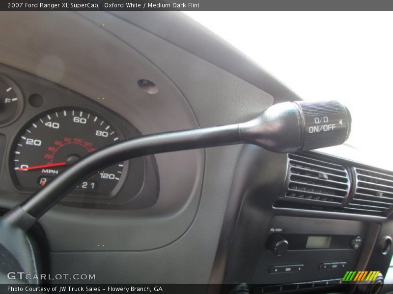 Oxford White / Medium Dark Flint 2007 Ford Ranger XL SuperCab