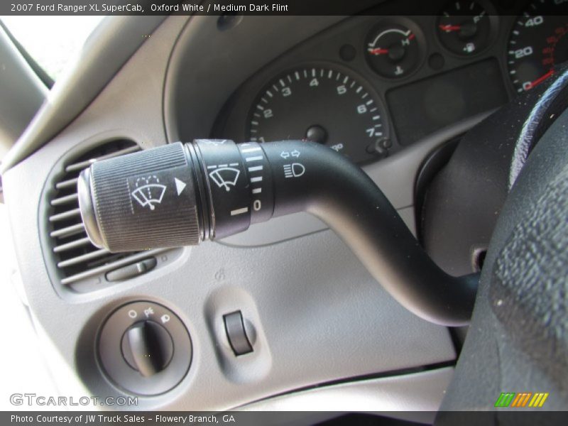 Oxford White / Medium Dark Flint 2007 Ford Ranger XL SuperCab