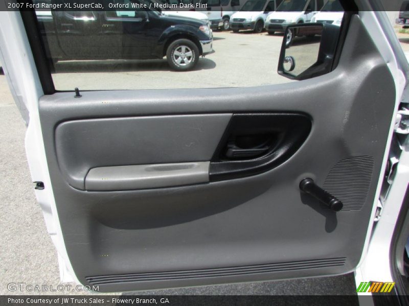 Oxford White / Medium Dark Flint 2007 Ford Ranger XL SuperCab