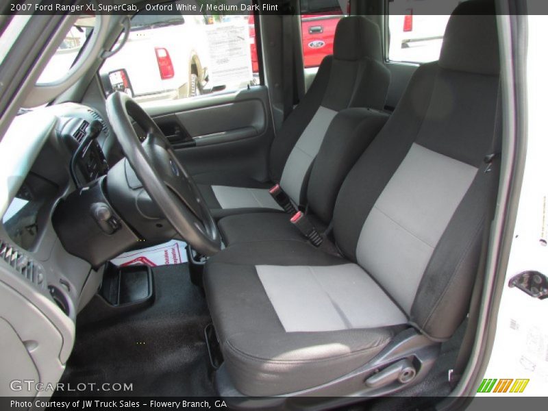 Oxford White / Medium Dark Flint 2007 Ford Ranger XL SuperCab