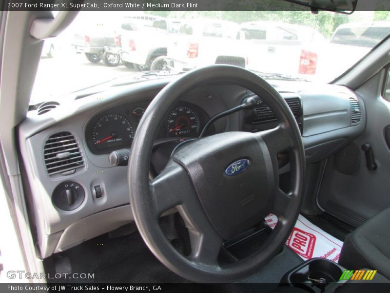 Oxford White / Medium Dark Flint 2007 Ford Ranger XL SuperCab