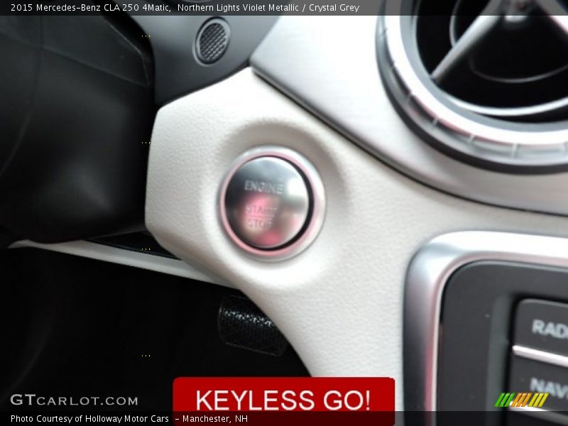 Northern Lights Violet Metallic / Crystal Grey 2015 Mercedes-Benz CLA 250 4Matic