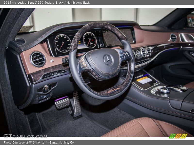 Black / Nut Brown/Black 2015 Mercedes-Benz S 550 Sedan