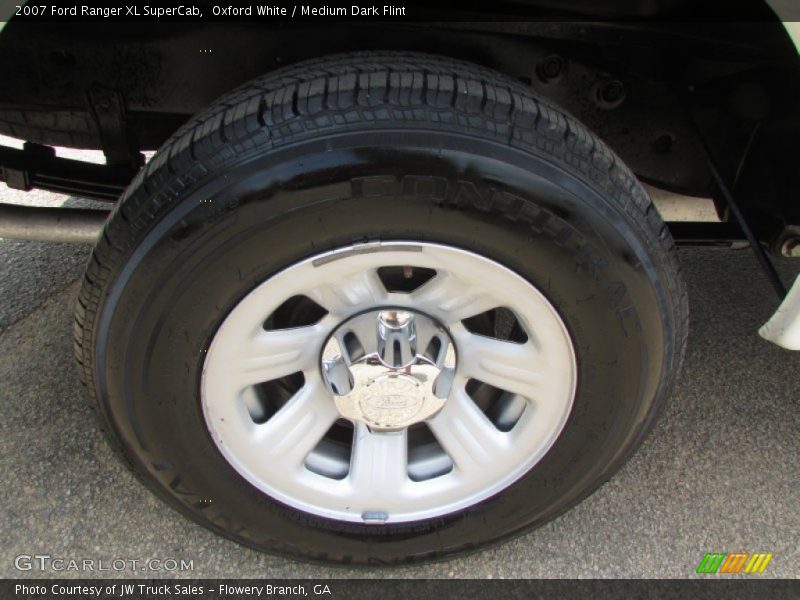 Oxford White / Medium Dark Flint 2007 Ford Ranger XL SuperCab