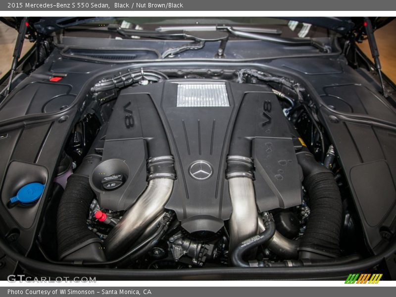 Black / Nut Brown/Black 2015 Mercedes-Benz S 550 Sedan
