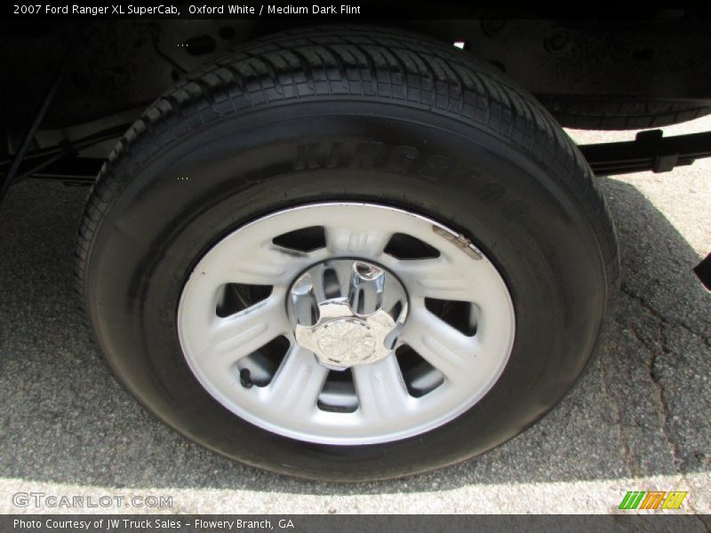 Oxford White / Medium Dark Flint 2007 Ford Ranger XL SuperCab