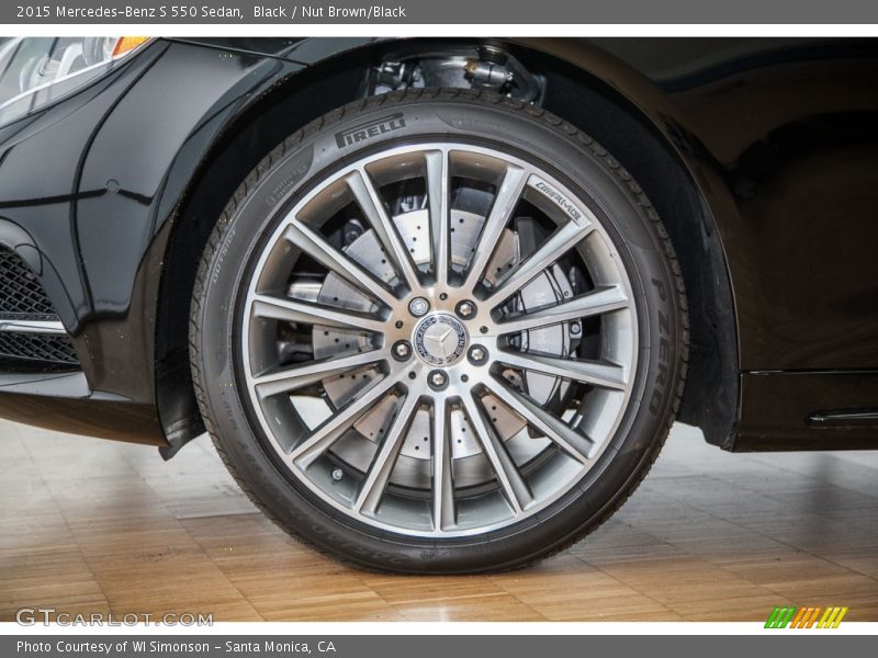 Black / Nut Brown/Black 2015 Mercedes-Benz S 550 Sedan