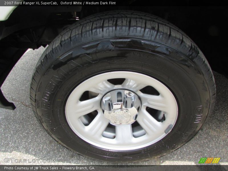 Oxford White / Medium Dark Flint 2007 Ford Ranger XL SuperCab