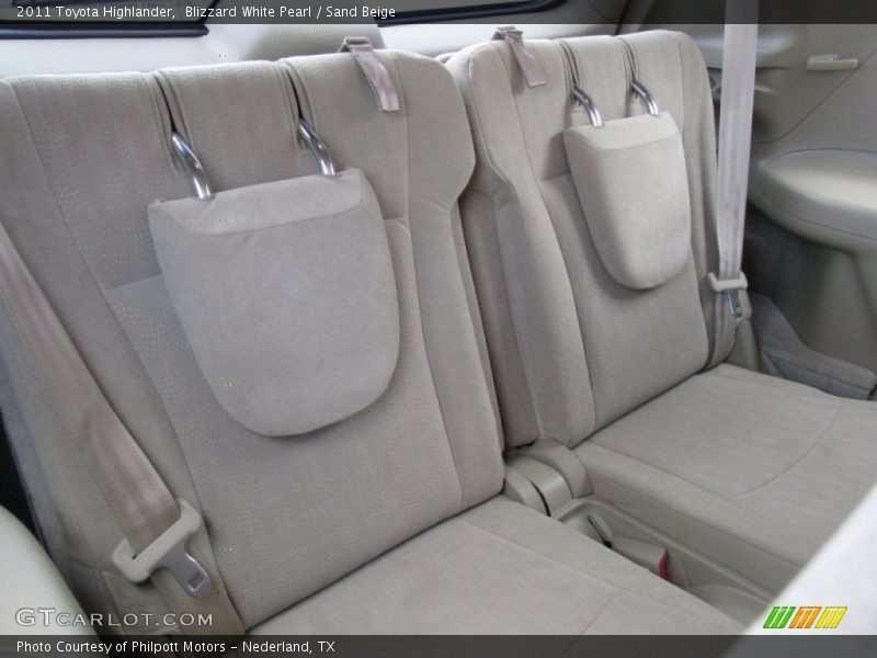 Blizzard White Pearl / Sand Beige 2011 Toyota Highlander