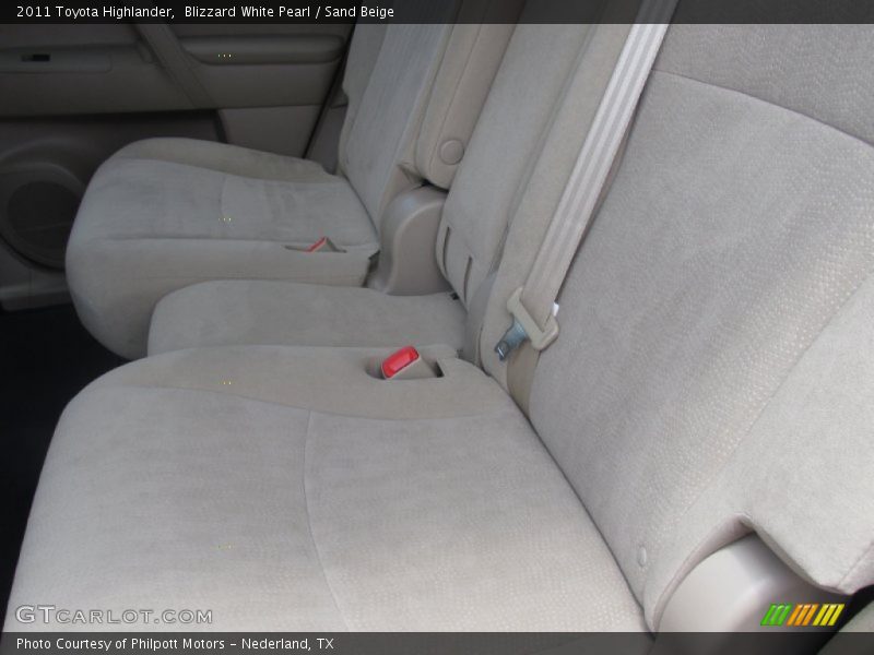 Blizzard White Pearl / Sand Beige 2011 Toyota Highlander