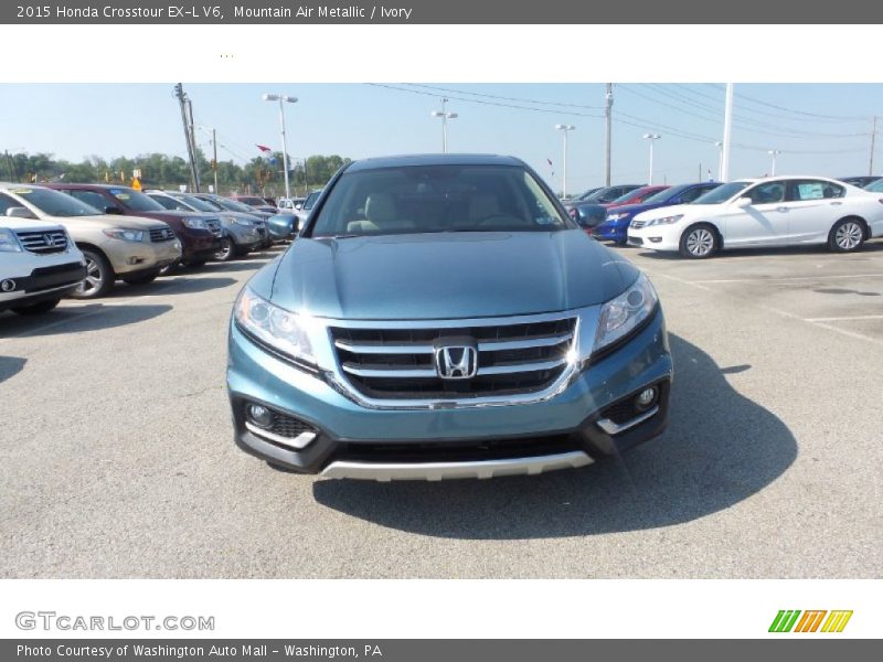 Mountain Air Metallic / Ivory 2015 Honda Crosstour EX-L V6