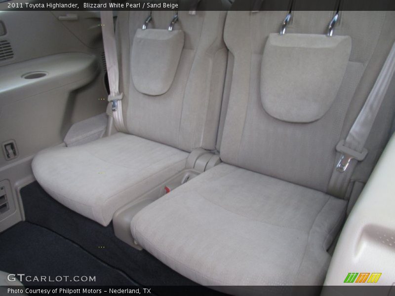 Blizzard White Pearl / Sand Beige 2011 Toyota Highlander