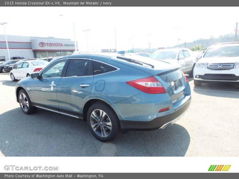 Mountain Air Metallic / Ivory 2015 Honda Crosstour EX-L V6